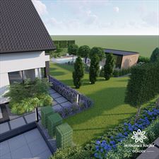 pracownia architektury krajobrazu, Wiśniowa Alejka Autorska pracownia architektury krajobrazu Aneta Grochowska-Gmys, Wtelno