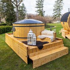 wynajem sauny, Relax na Kołach, Żarnowiec