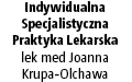 Indywidualna Specjalistyczna Praktyka Lekarska lek. med. Joanna Krupa-Olchawa