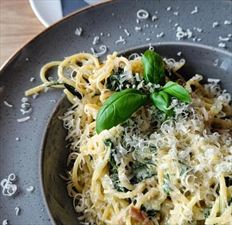 makaron, Restauracja Minelli Dawid Lademann, Kębłowo