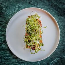 danie z bakłażana, Content Restaurant & Bar, Gdańsk