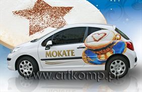 reklama na samochodzie, Artkomp-Ideaart s.c. Dorota Łoboz-Merta, Arkadiusz Merta, Bielsko-Biała