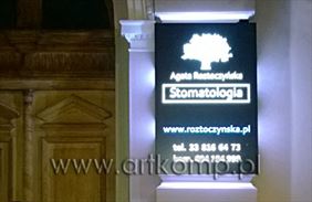 reklama świetlna, Artkomp-Ideaart s.c. Dorota Łoboz-Merta, Arkadiusz Merta, Bielsko-Biała