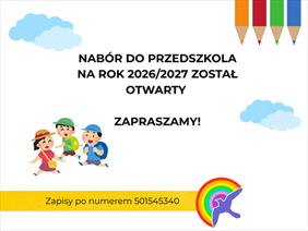 nabór do przedszkola, Katolickie Przedszkole Tęcza, Zabrze
