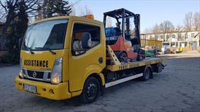 transport wózka widłowego