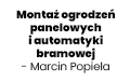 Montaż ogrodzeń panelowych i automatyki bramowej - Marcin Popiela
