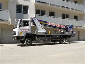 podnośnik koszowy w akcji