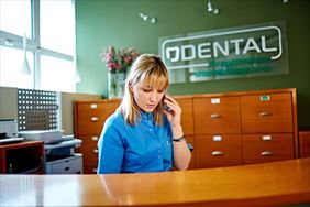 recepcja przychodni stomatologicznej Dental, Dental s.c., Lublin