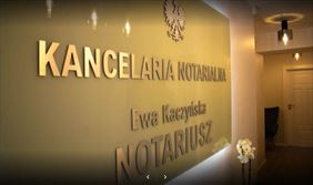 szyld, Ewa Kaczyńska Kancelaria Notarialna, Olsztyn