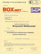 legalizacja sprzętu przeciwpożarowego, P.W. Krispol, Bydgoszcz
