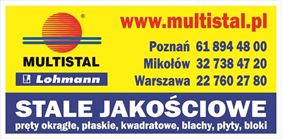 stal, wyroby stalowe, Multistal & Lohmann Sp. z o.o. Hurtownie Stali Jakościowych Oddział Poznań, Dąbrowa