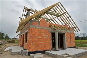 dom z więźbą dachową, ITS Sp. z o. o. Domy drewniane, szkieletowe, kanadyjskie, Białogard