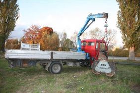 wywrotka, Skup złomu Złom-Mix Ryszard Biczyk, Łubna