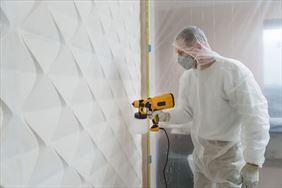 malowanie natryskowe, Malowanie wnętrz I Malowanie elewacji I KNS Complex, Smolec