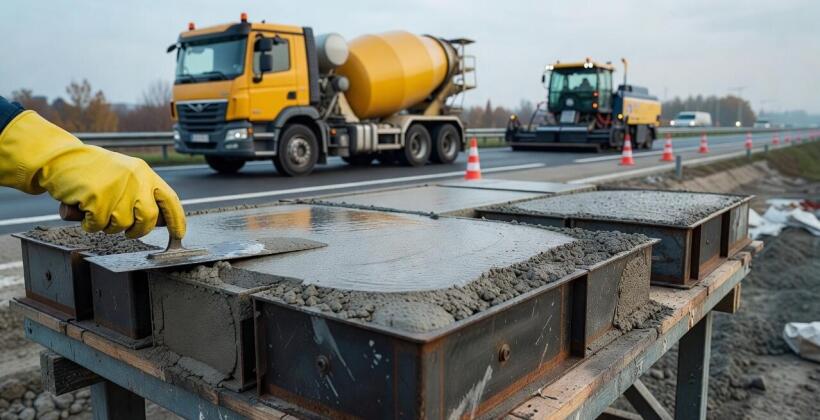 Prawidłowa kontrola jakości betonu na budowie drogi — od pobrania próbek po interpretację wyników badań laboratoryjnych