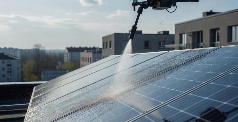 Dlaczego kurz i smog obniżają wydajność fotowoltaiki oraz w jakich sytuacjach warto zaplanować mycie instalacji dronem