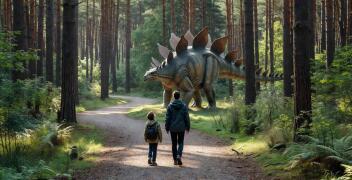 Jak przygotować rodzinną wizytę w leśnej atrakcji z dinozaurami i skamieniałościami